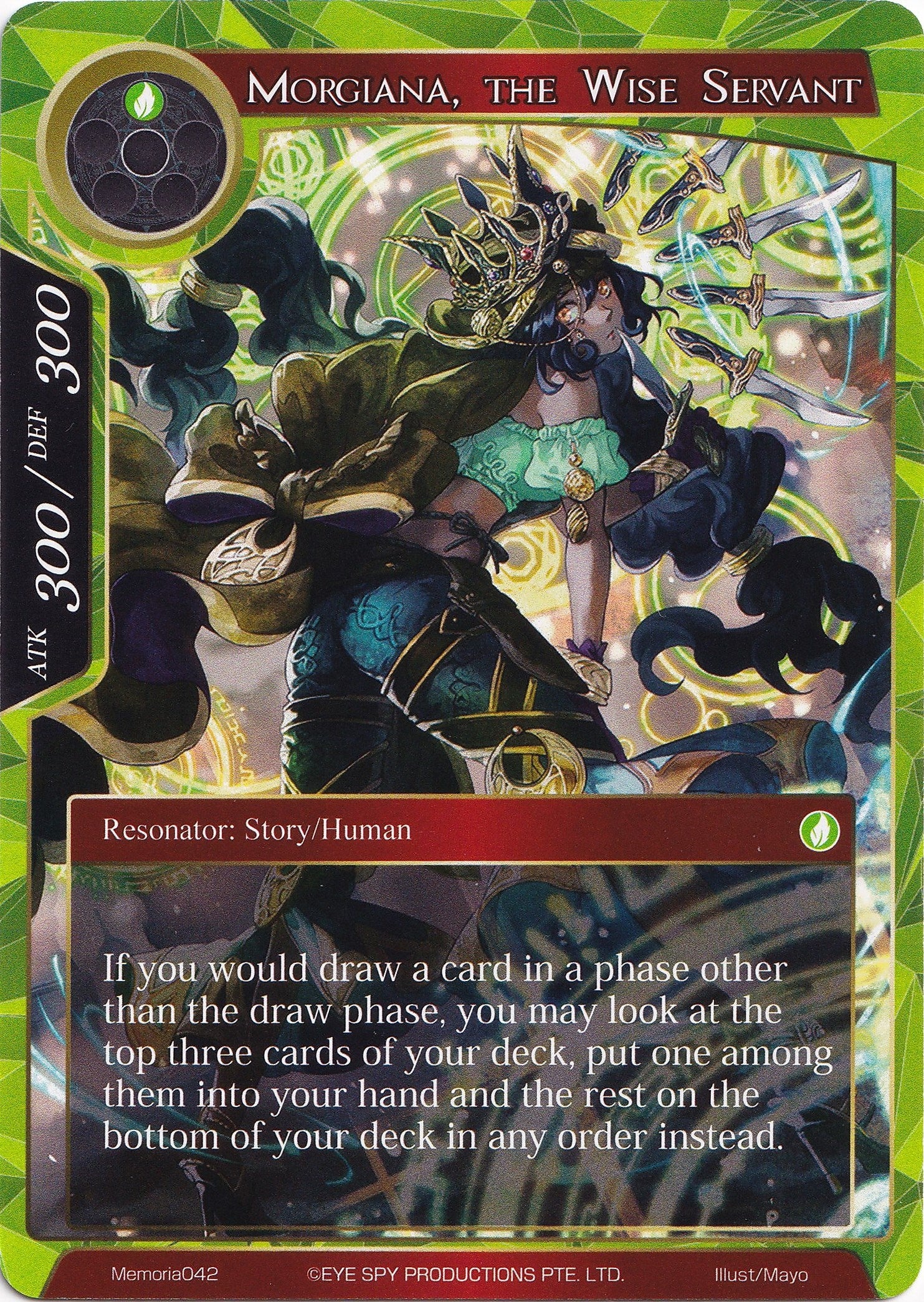 Image for Morgiana, the Wise Servant (Alice Origin Memoria Cards) (Memoria042) - Force of Will