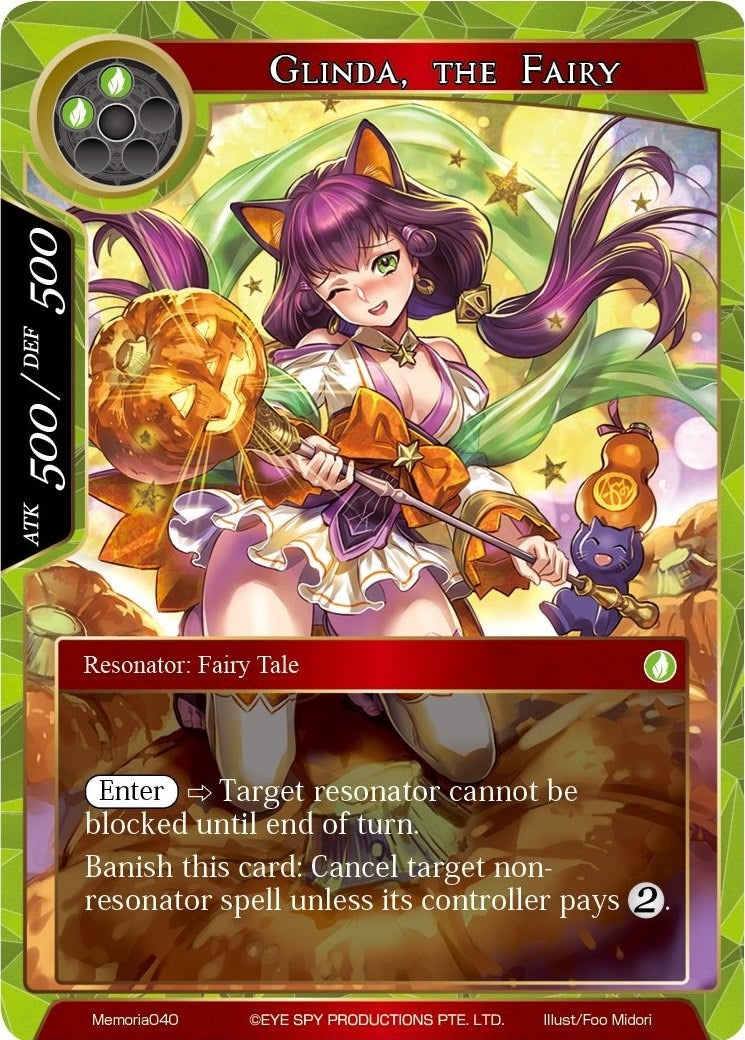 Image for Glinda, the Fairy (Alice Origin Memoria Cards) (Memoria040) - Force of Will