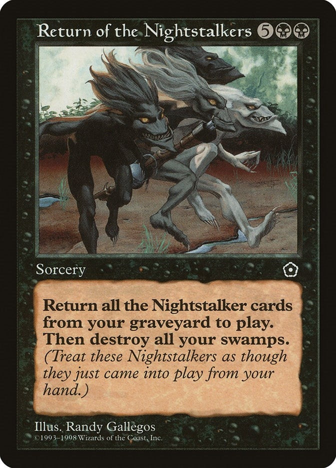 Image for Return of the Nightstalkers (Portal Second Age) - Magic: The Gathering