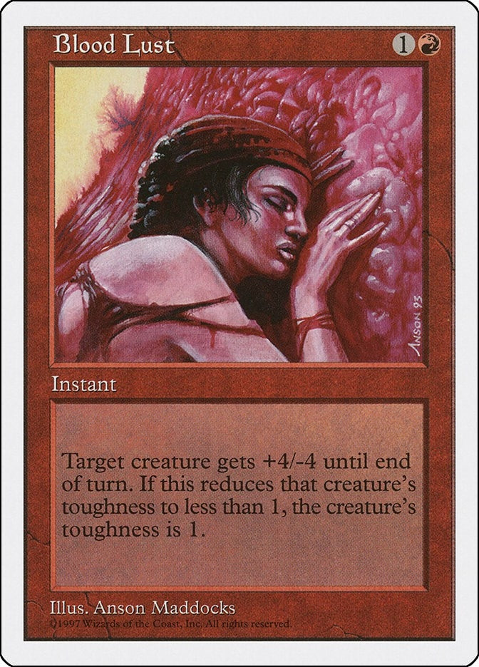 Image for Blood Lust (Fifth Edition) - Magic: The Gathering