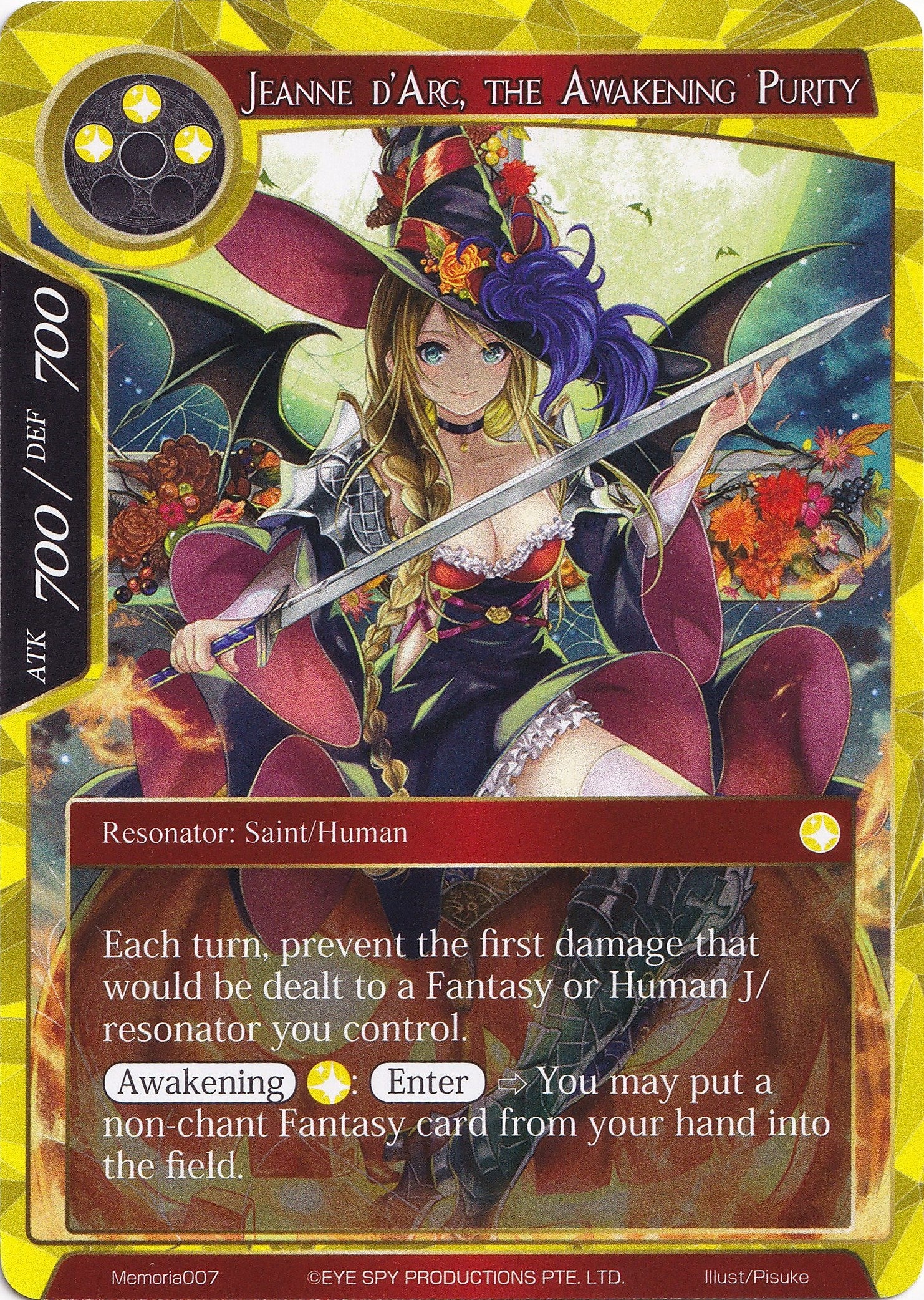 Image for Jeanne d'Arc, the Awakening Purity (Alice Origin Memoria Cards) (Memoria007) - Force of Will