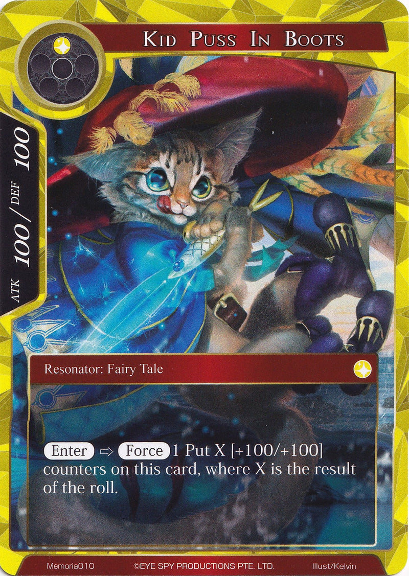 Image for Kid Puss in Boots (Alice Origin Memoria Cards) (Memoria010) - Force of Will