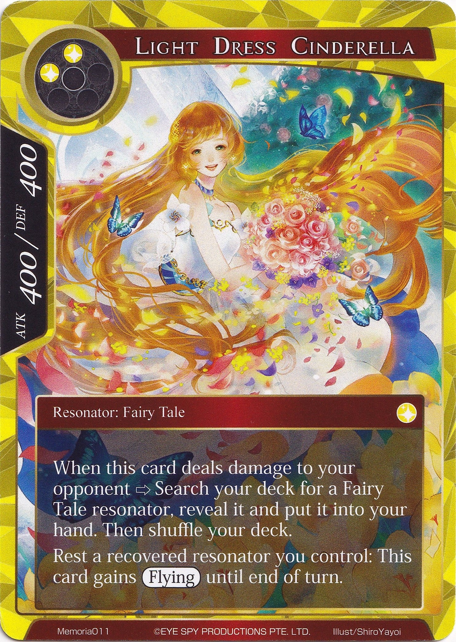 Image for Light Dress Cinderella (Alice Origin Memoria Cards) (Memoria011) - Force of Will