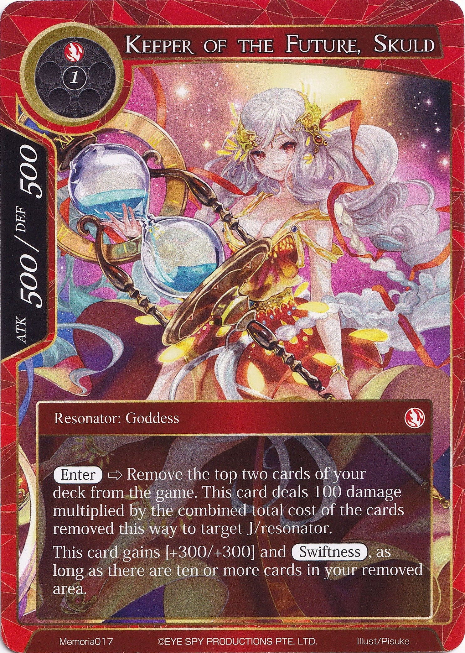 Image for Keeper of the Future, Skuld (Alice Origin Memoria Cards) (Memoria017) - Force of Will