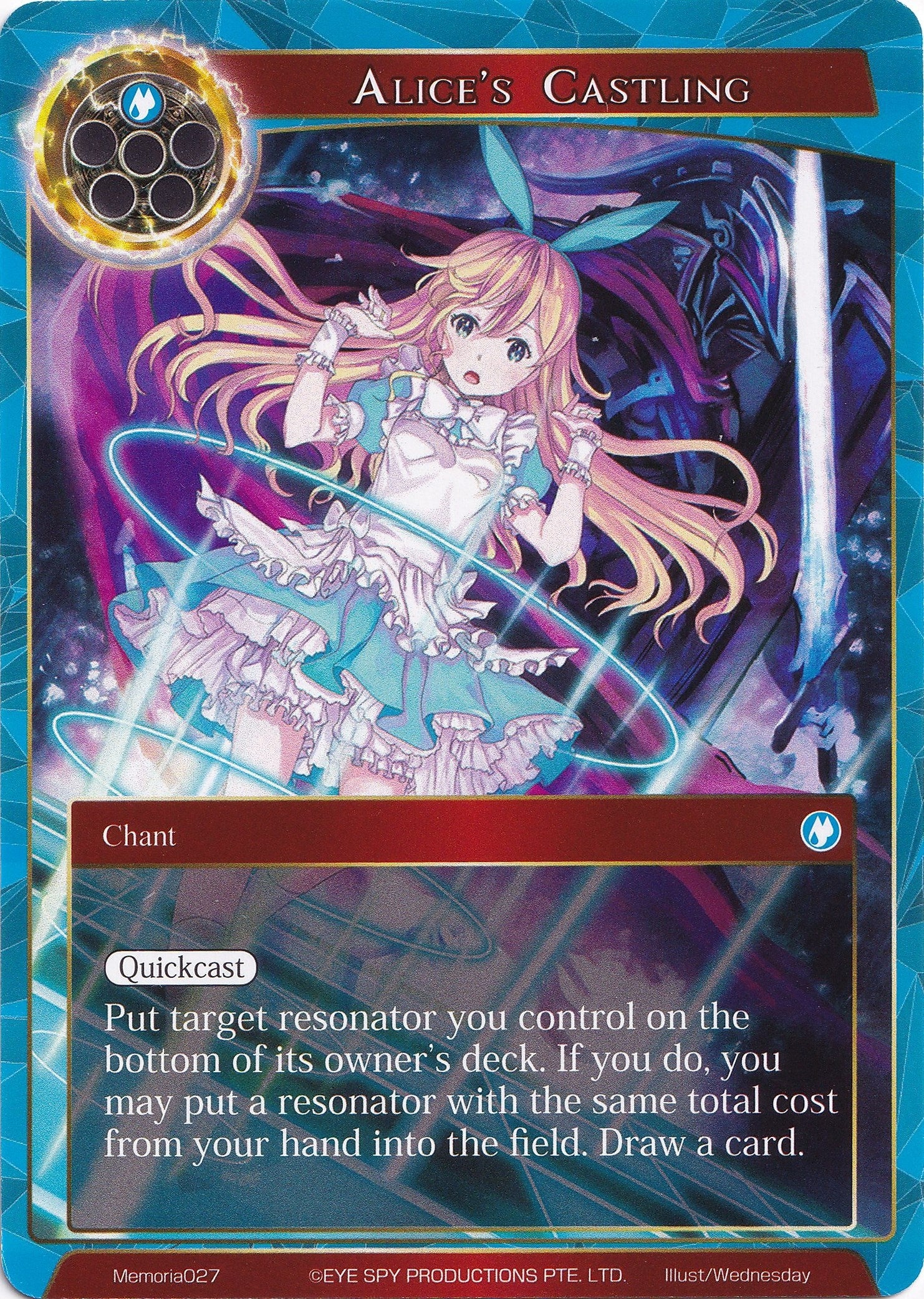 Image for Alice's Castling (Alice Origin Memoria Cards) (Memoria027) - Force of Will