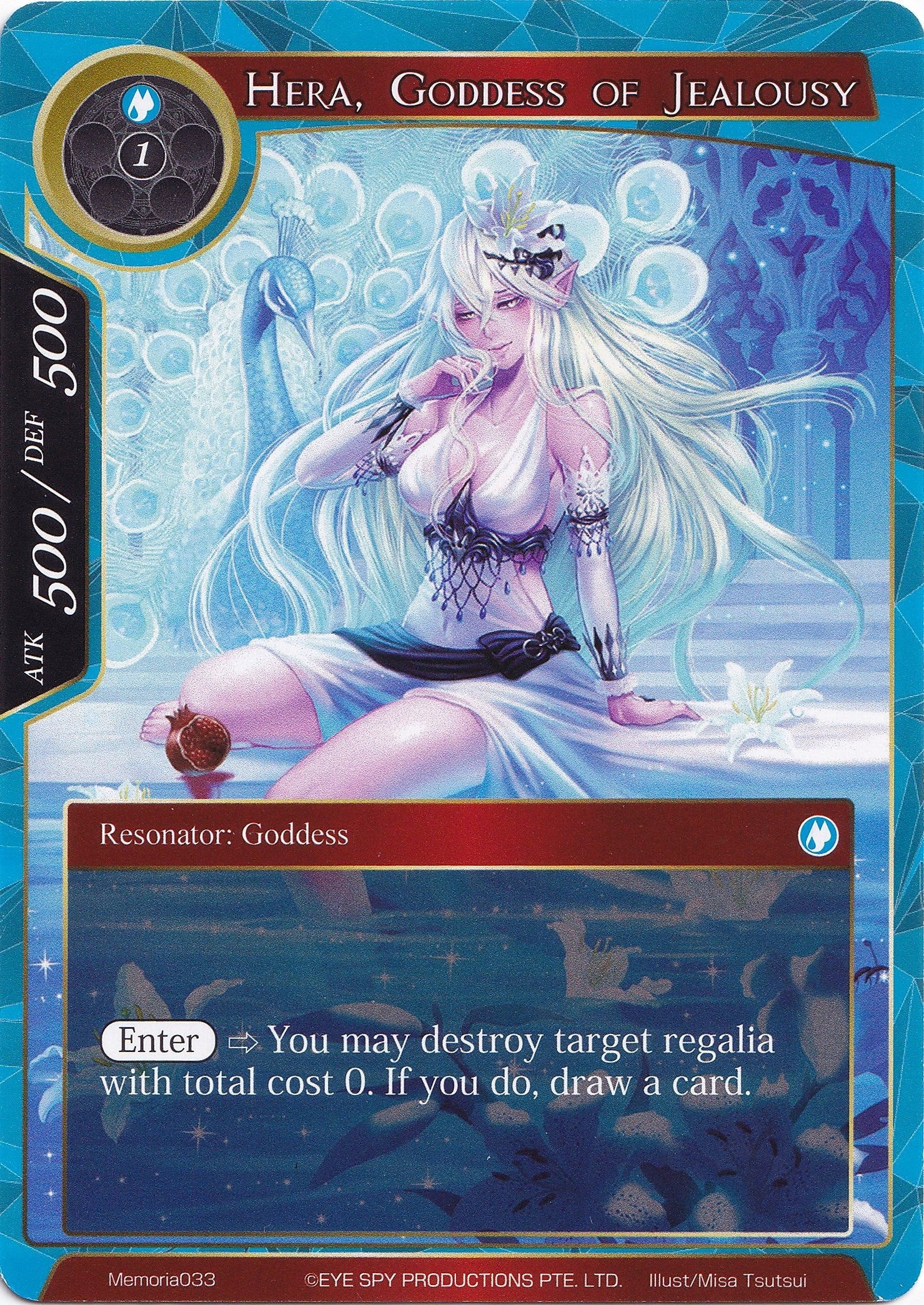 Image for Hera, Goddess of Jealousy (Alice Origin Memoria Cards) (Memoria033) - Force of Will