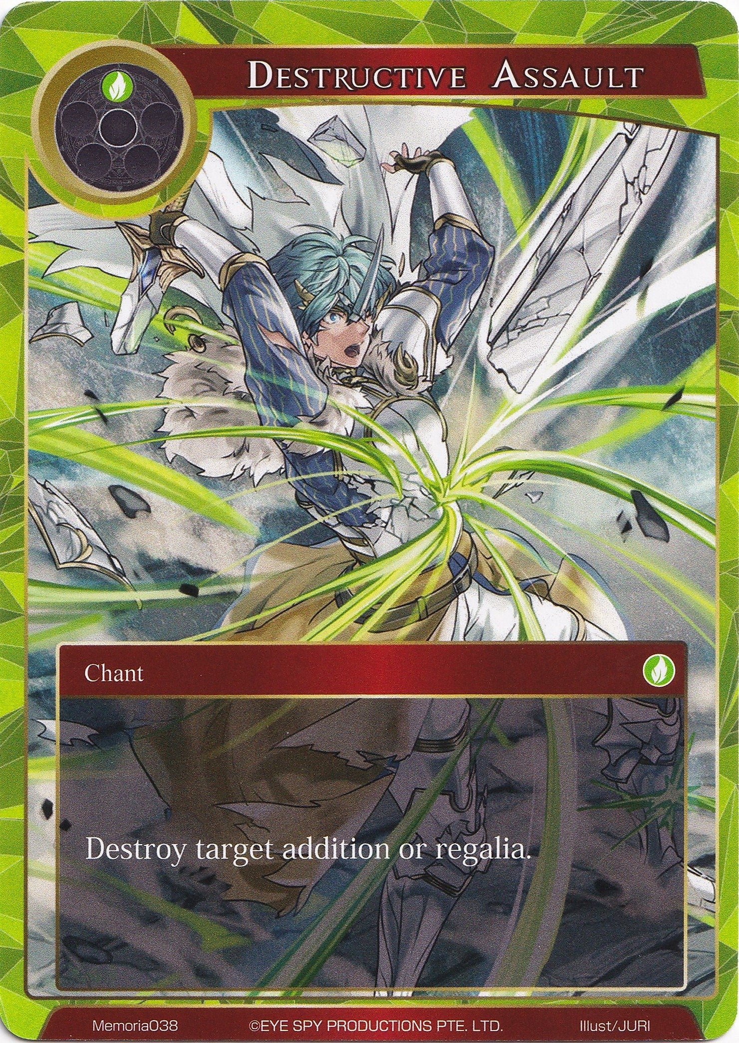 Image for Destructive Assault (Alice Origin Memoria Cards) (Memoria038) - Force of Will