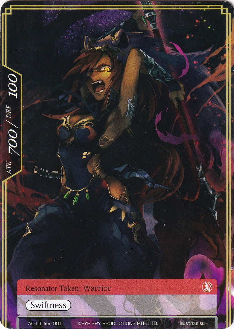 Image for Warrior Token (Alice Origin) (AO1-Token-001) - Force of Will