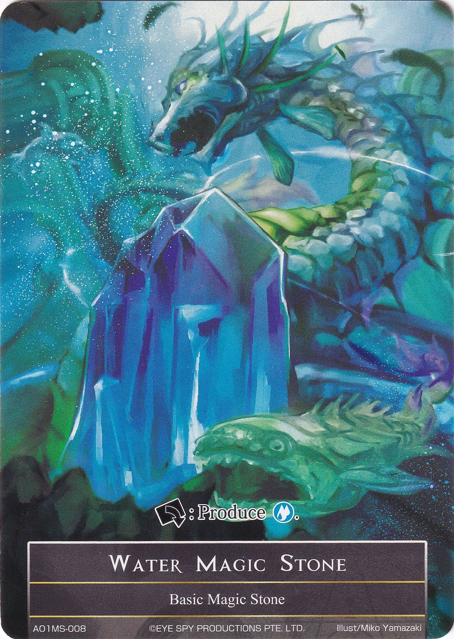 Image for Water Magic Stone - AO1MS-008 (Alice Origin) (AO1MS-008) - Force of Will