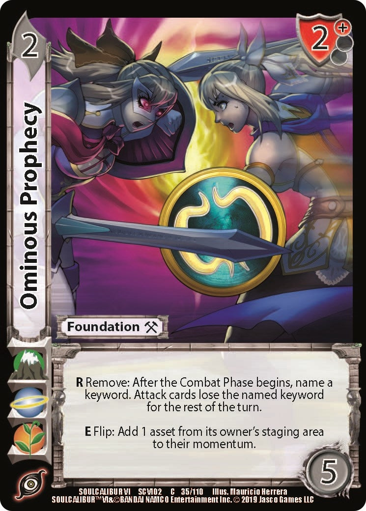 Image for Ominous Prophecy (SoulCalibur VI: Libra of Souls) (35) - UniVersus