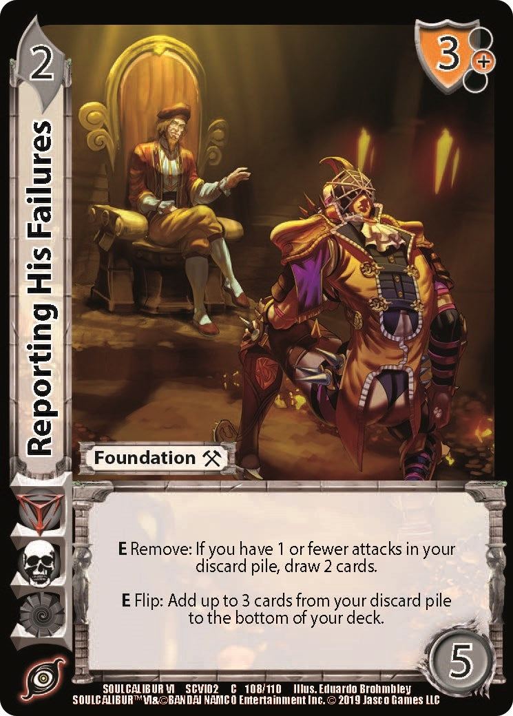 Image for Reporting his Failures (SoulCalibur VI: Libra of Souls) (108) - UniVersus