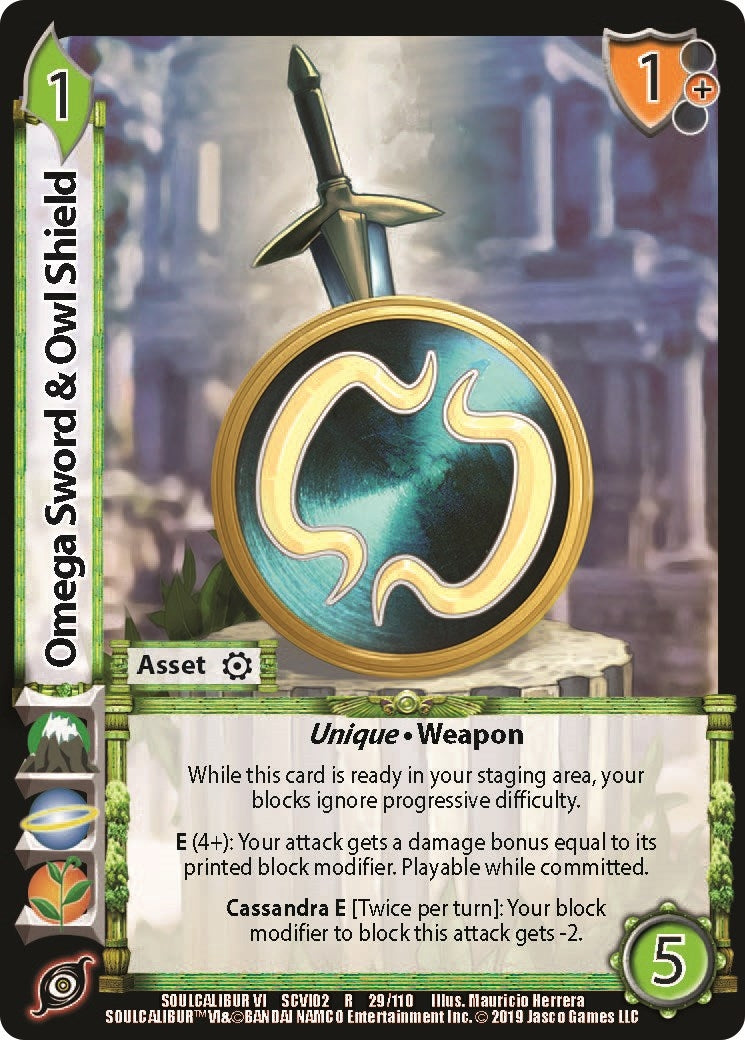 Image for Omega Sword & Owl Shield (SoulCalibur VI: Libra of Souls) (29) - UniVersus