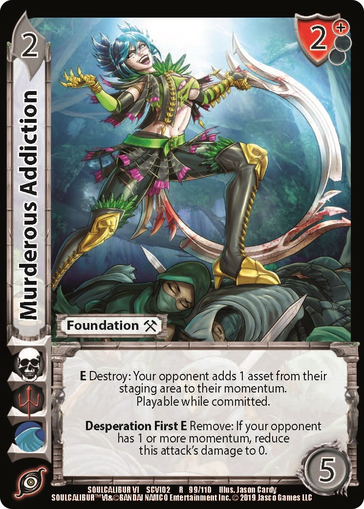 Image for Murderous Addiction (SoulCalibur VI: Libra of Souls) (99) - UniVersus