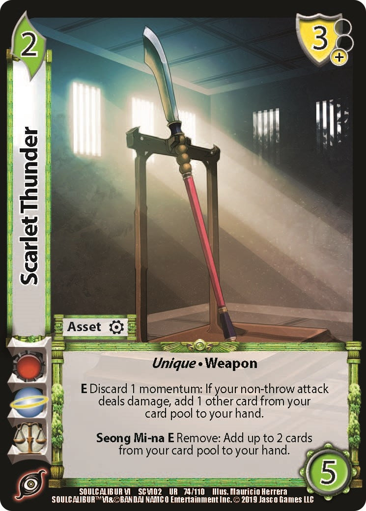 Image for Scarlet Thunder (SoulCalibur VI: Libra of Souls) (74) - UniVersus