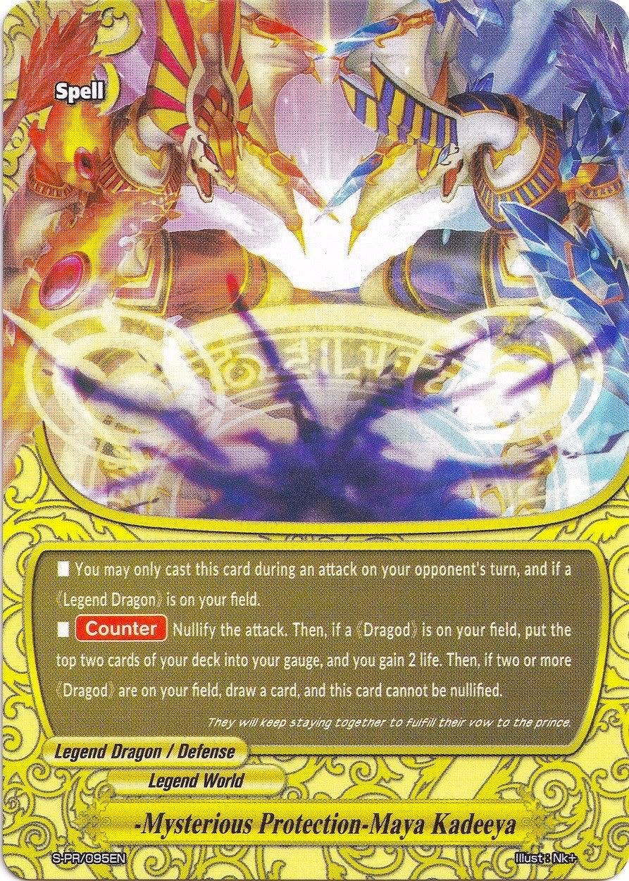 Image for -Mysterious Protection-Maya Kadeeya (S-Promo Cards) (S-PR/095EN) - Future Card BuddyFight