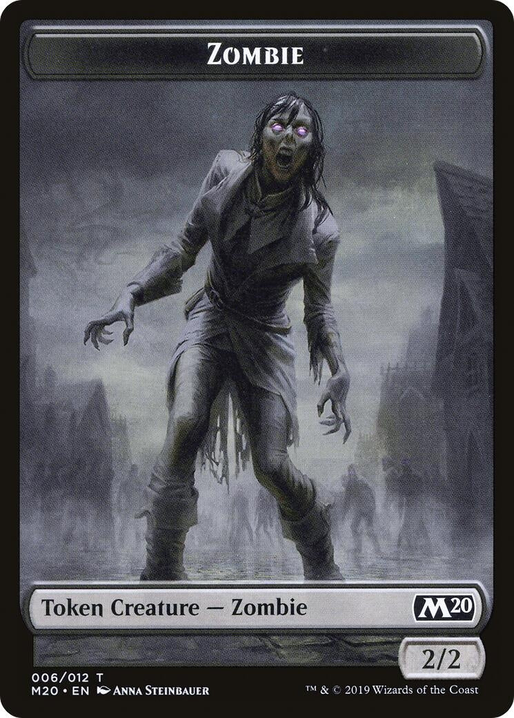 Image for Zombie // Wolf Double-Sided Token (Magic Game Night 2019) (6 // 8) - Magic: The Gathering