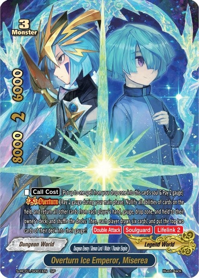 Image for Overturn Ice Emperor, Miserea (SP) (Re: Collection Vol.1) (S-RC01/S001EN) - Future Card BuddyFight