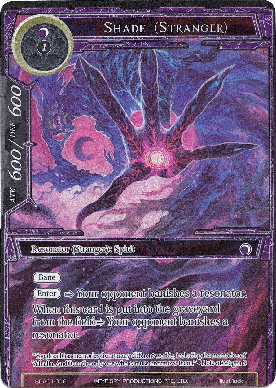 Image for Shade (Stranger) (Full Art) (Alice Origin Starter Deck) (SDAO1-018) - Force of Will
