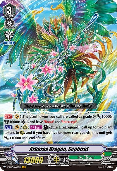 Image for Arboros Dragon, Sephirot (V-EB10: The Mysterious Fortune) (V-EB10/003EN) - Cardfight Vanguard