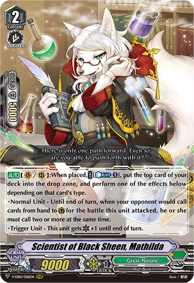 Image for Scientist of Black Sheen, Mathilda (V-EB10: The Mysterious Fortune) (V-EB10/006EN) - Cardfight Vanguard