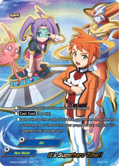 Image for It's Superhero Time!! (Re: Collection Vol.1) (S-RC01/003EN) - Future Card BuddyFight
