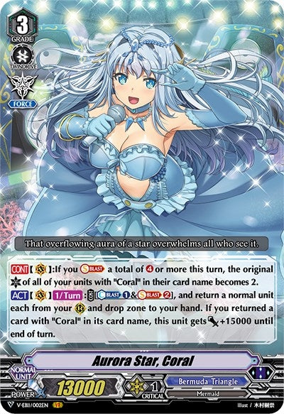 Image for Aurora Star, Coral (V-EB11: Crystal Melody) (V-EB11/002EN) - Cardfight Vanguard