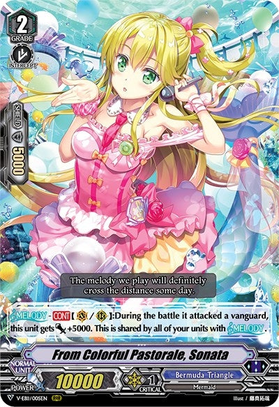 Image for From Colorful Pastorale, Sonata (V-EB11: Crystal Melody) (V-EB11/005EN) - Cardfight Vanguard