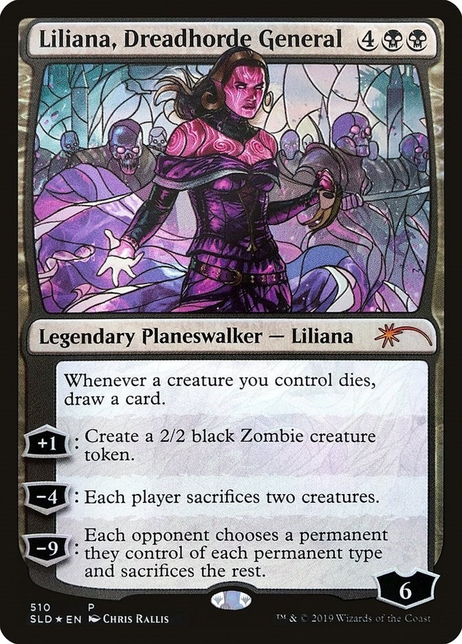 Image for Liliana, Dreadhorde General (Stained Glass) (Secret Lair Drop Series) (510) - Magic: The Gathering