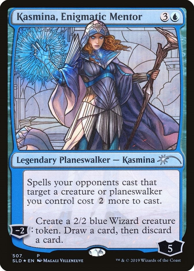Image for Kasmina, Enigmatic Mentor (Stained Glass) (Secret Lair Drop Series) (507) - Magic: The Gathering