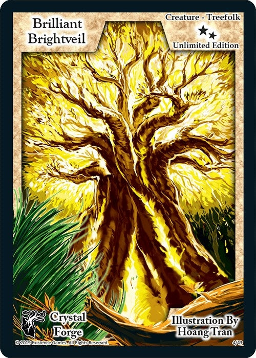 Image for Brilliant Brightveil (Unlimited Edition) (Crystal Forge) (4) - Exodus TCG