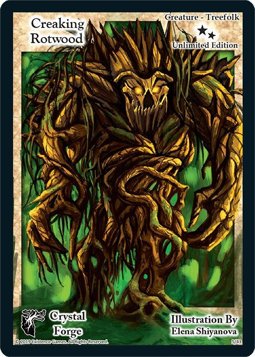Image for Creaking Rotwood (Unlimited Edition) (Crystal Forge) (5) - Exodus TCG