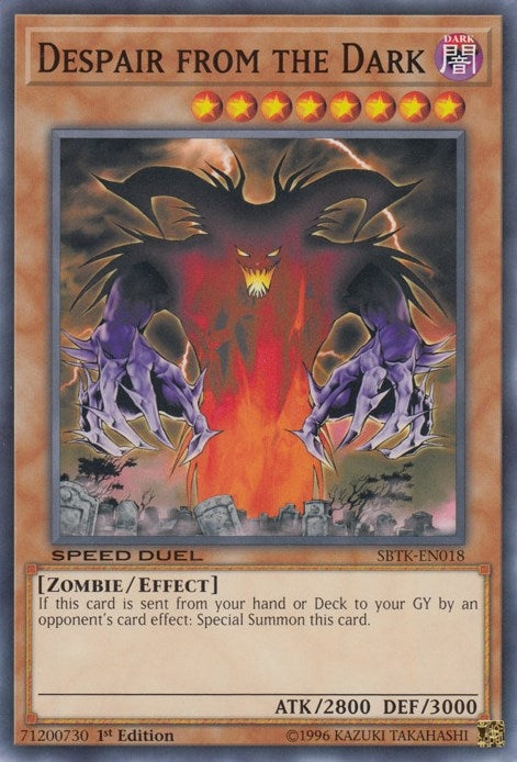Image for Despair from the Dark (Speed Duel: Trials of the Kingdom) (SBTK-EN018) - YuGiOh