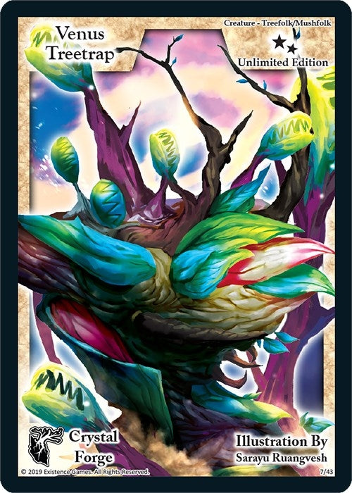 Image for Venus Treetrap (Unlimited Edition) (Crystal Forge) (7) - Exodus TCG