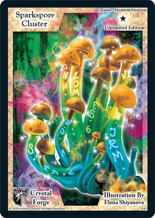 Image for Sparkspore Cluster (Unlimited Edition) (Crystal Forge) (9) - Exodus TCG