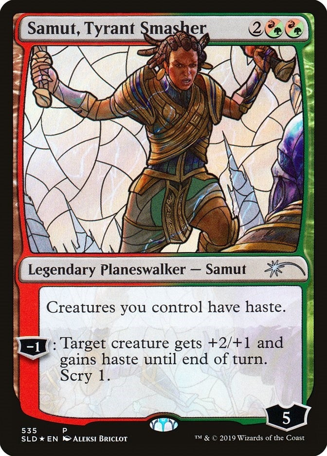 Image for Samut, Tyrant Smasher (Stained Glass) (Secret Lair Drop Series) (535) - Magic: The Gathering