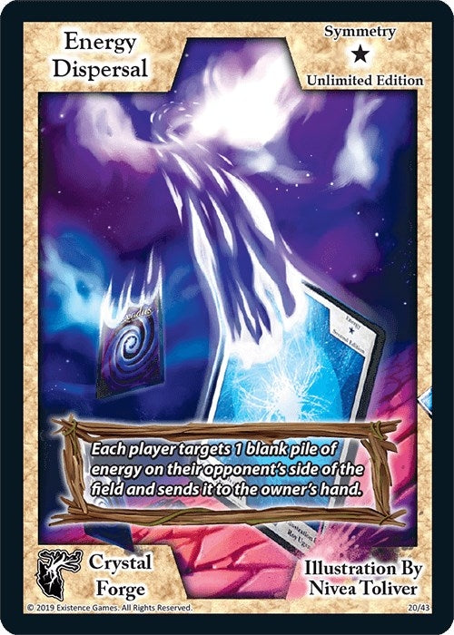 Image for Energy Dispersal (Unlimited Edition) (Crystal Forge) (20) - Exodus TCG