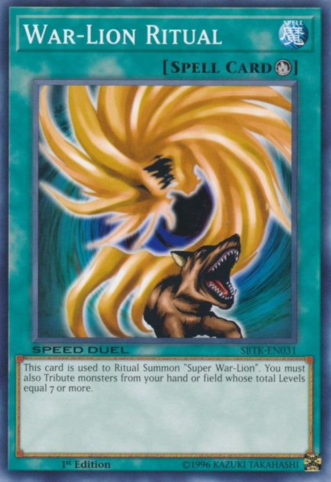 Image for War-Lion Ritual (Speed Duel: Trials of the Kingdom) (SBTK-EN031) - YuGiOh