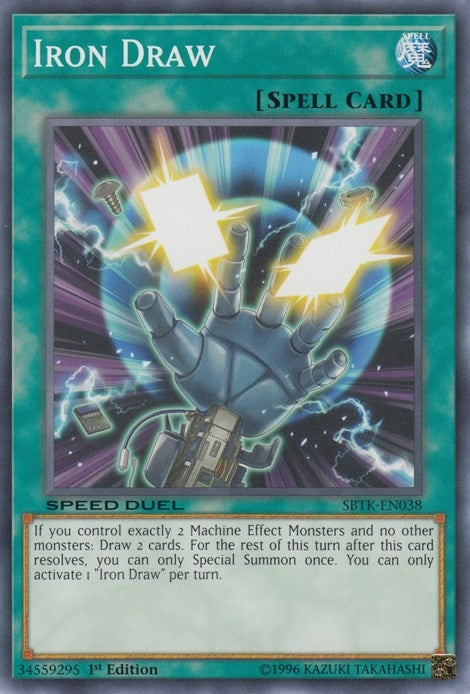 Image for Iron Draw (Speed Duel: Trials of the Kingdom) (SBTK-EN038) - YuGiOh
