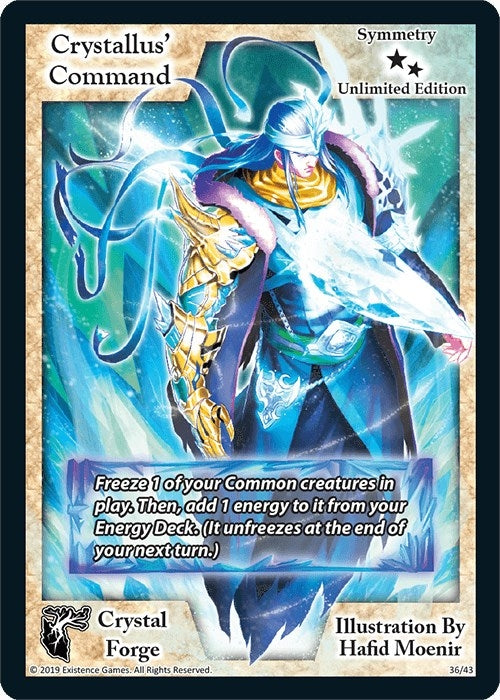Image for Crystallus' Command (Unlimited Edition) (Crystal Forge) (36) - Exodus TCG
