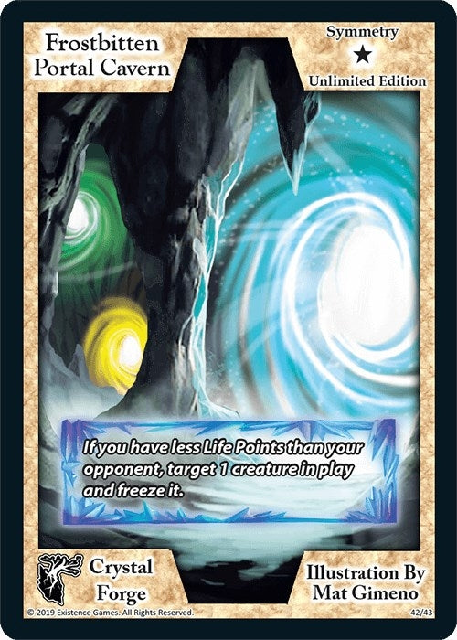 Image for Frostbitten Portal Cavern (Unlimited Edition) (Crystal Forge) (42) - Exodus TCG