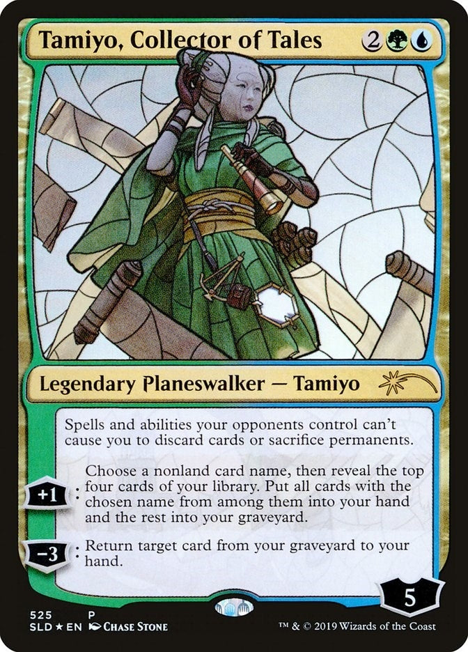Image for Tamiyo, Collector of Tales (Stained Glass) (Secret Lair Drop Series) (525) - Magic: The Gathering