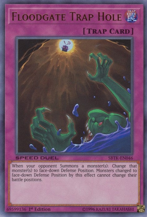 Image for Floodgate Trap Hole (Speed Duel: Trials of the Kingdom) (SBTK-EN046) - YuGiOh