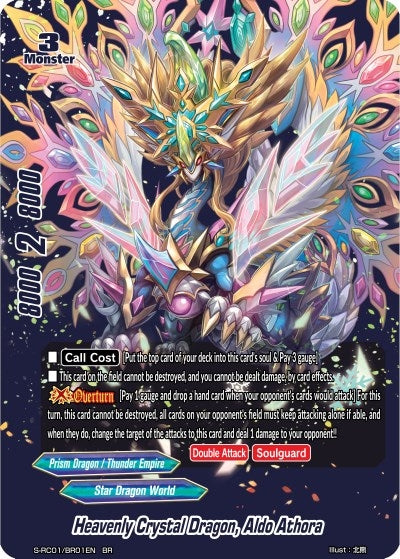 Image for Heavenly Crystal Dragon, Aldo Athora (Black) (Re: Collection Vol.1) (S-RC01/BR01EN) - Future Card BuddyFight