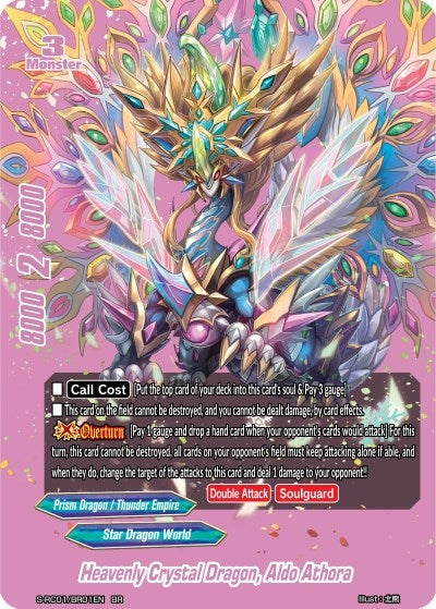 Image for Heavenly Crystal Dragon, Aldo Athora (Pink) (Re: Collection Vol.1) (S-RC01/BR01EN) - Future Card BuddyFight
