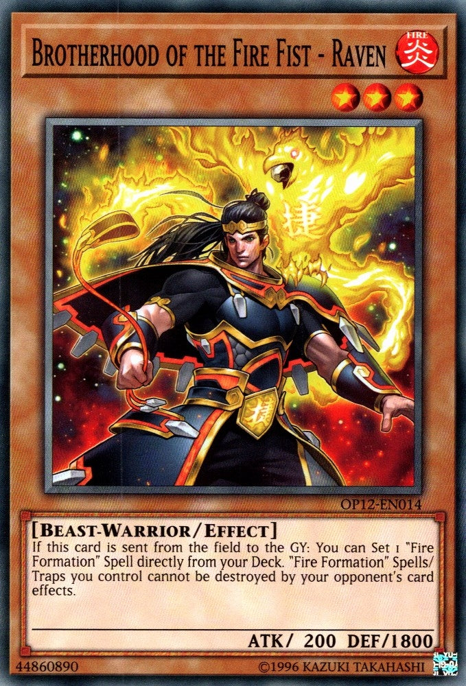 Image for Brotherhood of the Fire Fist - Raven (OTS Tournament Pack 12) (OP12-EN014) - YuGiOh
