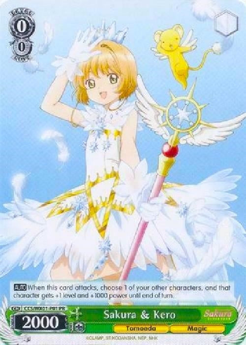 Image for Sakura & Kero (Cardcaptor Sakura: Clear Card) (CCS/WX01-P01 PR) - Weiss Schwarz
