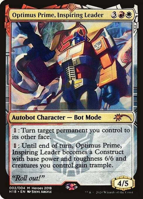 Image for Optimus Prime, Inspiring Leader (Unique and Miscellaneous Promos) (2) - Magic: The Gathering