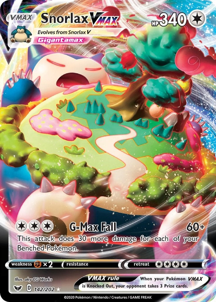 Image for Snorlax VMAX (SWSH01: Sword & Shield Base Set) (142/202) - Pokemon