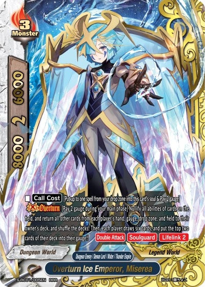 Image for Overturn Ice Emperor, Miserea (Re: Collection Vol.1) (S-RC01/005EN) - Future Card BuddyFight