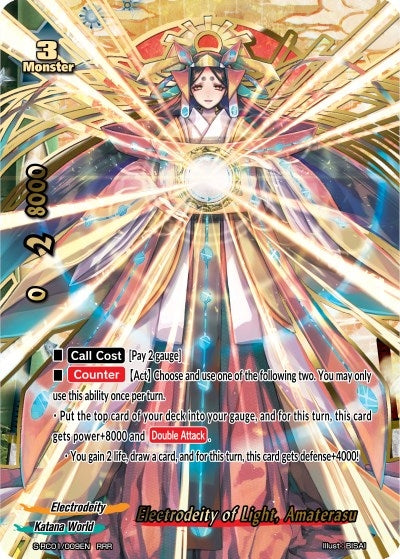 Image for Electrodeity of Light, Amaterasu (Re: Collection Vol.1) (S-RC01/009EN) - Future Card BuddyFight